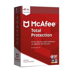 McAfee Total Protection Virüs Programı Lisans Anahtarı